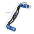 thumbnail image 1 of Maoww Métal Baitcasting Bobine Poignée Portative Amovible Double Roulements Modifié Remplacer Poignées Extérieur Sport Pêche Bouton Accessoires Rouge + Or Bleu + Argent, 1 of 6