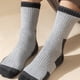 thumbnail image 5 of Calcetines de invierno para hombre, de forro polar de color, cálidos, desodorantes y absorbentes del sudor, de poliéster y algodón., 5 of 5