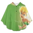 thumbnail image 2 of Tinker Bell Wearable Blanket Flannel Poncho Office Work Warm Cozy Shawl Blanket, Plush Cape Wrap for Women and Men, 2 of 7