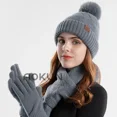 thumbnail image 5 of 3en1 Gorro Bufanda Y Guante Tejido Para El Frío Hombre Mujer, 5 of 5