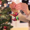 thumbnail image 5 of HUANBAI 2D Adorable Flying Dragon Baby Christmas Ornament Unique Shape And Charming Design Adding A Glimmer To The Holiday Atmosphere, 5 of 5