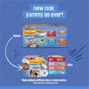 Purina Friskies Shreds Variety Pack, Wet Cat Food, 5.5 oz Cans, 32 Pack