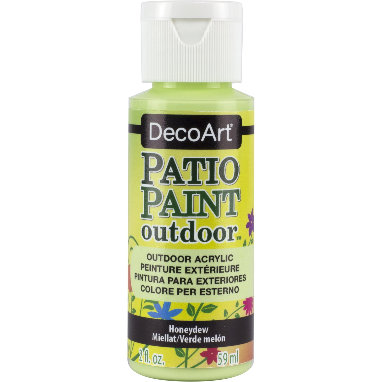 DecoArt Patio Paint, 2 oz., Honeydew