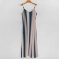 thumbnail image 5 of Blurred Pastel Vertical Lines Art Sleeveless Dress Loose Women's Dress Dresses Luxury Evening Dresses, 5 of 9
