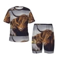 thumbnail image 1 of Balery Portrait Of Cow With Its Baby Cow Conjunto de Pijama Infantil de Manga Corta con Estampado – Ropa de Dormir de Algodón Suave-Medium, 1 of 6
