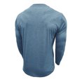 thumbnail image 5 of Tisuna Men Autumn T-Shirts Soft Henley Neck Tops Men Solid Outfits For Athletic Casual Size L, 5 of 6