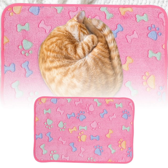 Lit pour Animaux de Compagnie avec Coussin et Tapis Doux pour Hamster Chat Chaleur et Confort