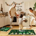 thumbnail image 5 of Saint Patrick''s Day Kitchen Mats Set of 2 St. Patrick''s Day Kitchen Rugs Irish Shamrock St Patrick Gnomes Pattern Kitchen Mats Sets Lucky Green Shamrocks Floor Mat for Kitchen Sink Standing Desk, 5 of 6