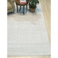 thumbnail image 5 of EORC Ivory Handmade Wool & Viscose Transitional Urban Rug, 5' x 8'-Color:Ivory,Material:Wool & Viscose, 5 of 5