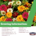 thumbnail image 3 of Harris Seeds - Zinnia Profusion Double Mix Flower Seeds - 250 Seeds, 3 of 5