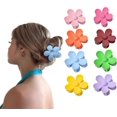 thumbnail image 3 of Niña Mujer Flor, 8 Piezas Pinzas Para El Cabello Pinzas Garra Lindas Púas Para El Cabello Mate, Accesorios De Garra Para El Cabello Antideslizantes Cabello Decorativo ER, 3 of 5