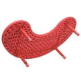 thumbnail image 7 of Flash Furniture Wren 35''W x 65''L Half-Moon Red Plastic Height Adjustable Activity Table, 7 of 7