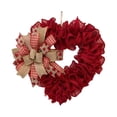 thumbnail image 3 of HOMYL Heart Shaped Wreath for Front Door Sign Romantic Party Valentines Day Wreath Type A, 3 of 8