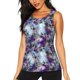 thumbnail image 1 of Fotbe Purple Marble Texture Blusas Sin Mangas para Mujer – Estilo Casual, Corte Suelto, Slim-Fit, Cuello Redondo Deportivo, Tops de Verano para Gimnasio y Yoga-XX-Large, 1 of 7