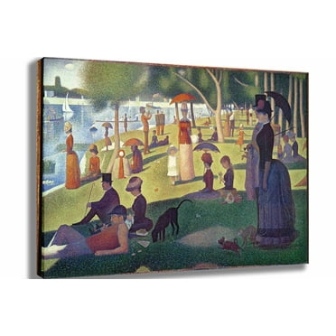 Seurat "Sunday Afternoon on the Island of La Grande Jatte" (1884) Canvas Print