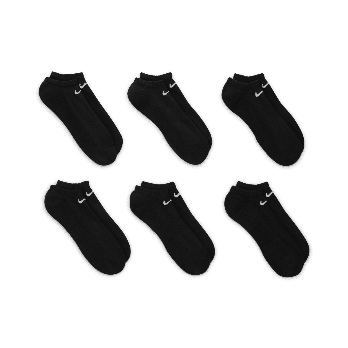 nike men's socks dri fit no show 6 pack