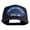 Black, variant on USS Los Angeles SSN 688 Blue Patched Solid Cotton Twill 5 Panel Prostyle Snap Cap - Black OSFM