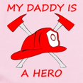 thumbnail image 2 of CafePress - My Daddy Is A Hero Body Suit - Long Sleeve Cotton Baby Bodysuit, 2 of 4