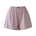 thumbnail image 4 of HongQid Soft Lounge Shorts for Women Elastic Waist Casual Sleepwear Lightweight Cozy Pajama Bottom Purple 3XL, 4 of 4
