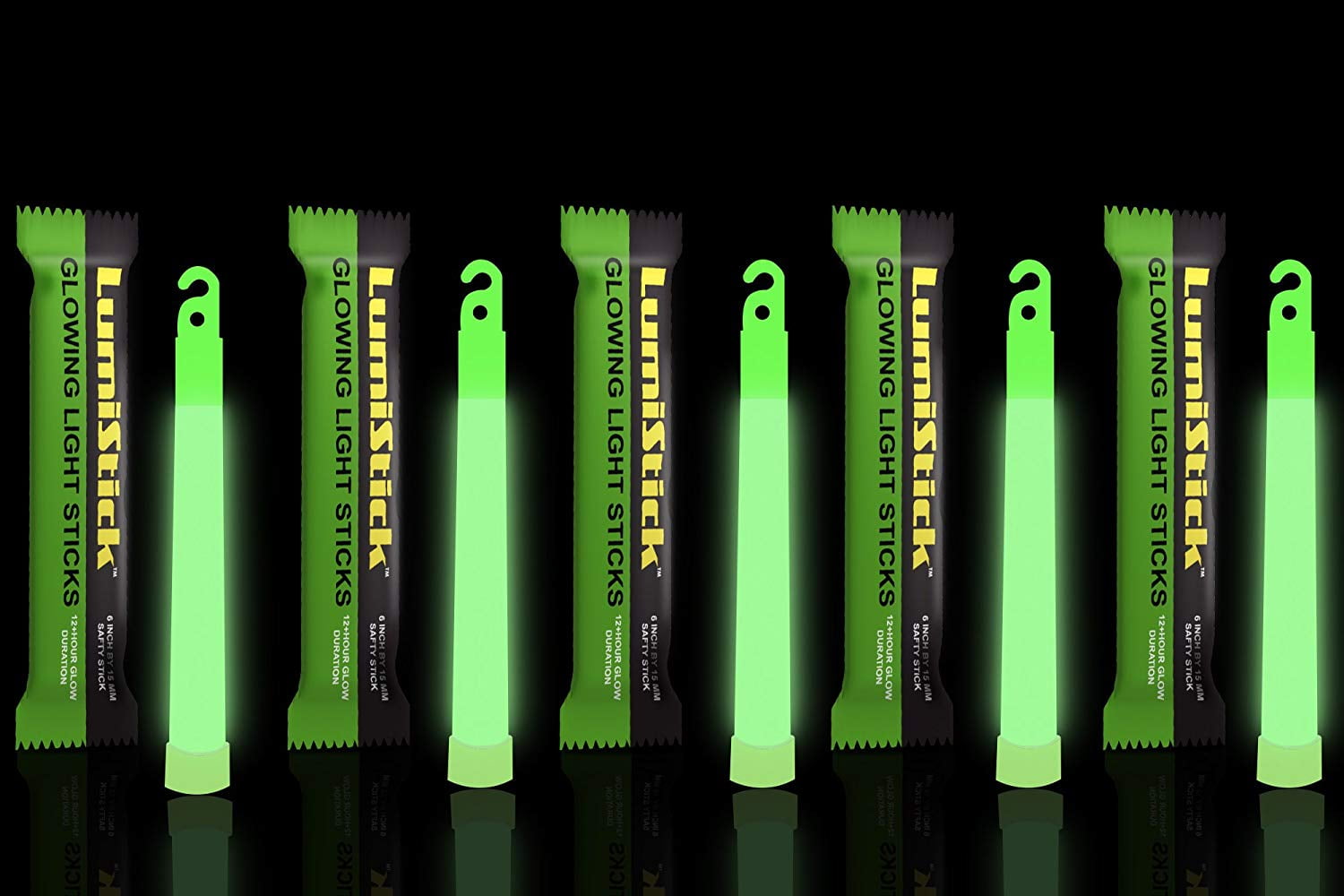Lumistick 6 Inch Glowstick Rods Individually Packed Emergency Light