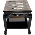 thumbnail image 4 of Oriental Furniture Black Lacquer Coffee Table - Royal Ladies, 4 of 7