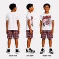 thumbnail image 2 of SOUTHPOLE Boys Athletic Shorts Set Lightweight Soft Cotton Graphic Tees & French Terry Shorts 2 Piece, 2 of 7