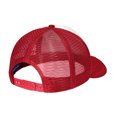 thumbnail image 2 of Yellow Rooster Men's 5-Panel Twill Foam Trucker Male Cap Ivory/ Red, 2 of 2