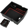 thumbnail image 3 of Center Console Organizer Tray Compatible with 2019 to 2024 Car Plastic Car Armrest Insert Storage Tray Interior Accessories Center Console Organizer Storage Box with Cable Hole for Phones, 3 of 8