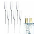 thumbnail image 2 of Floating Champagne Flutes Pool Party Glasses 6oz Cups Set for Outdoor Celebrations and Events 6PCS, 2 of 6
