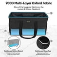 thumbnail image 5 of BALEINE Extra Large Utility Tote Bag for Pool Beach Laundry Storage, Black 2 pack, 5 of 6