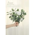 thumbnail image 5 of Artificial Flocked Eucalyptus Stems Faux Greenery Spray, 18pcs Best Filler Fake Plants for DIY Wedding Bouquet Centerpieces Arrangement, 5 of 5