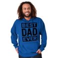 thumbnail image 4 of Cool Best Dad Ever Father's Day Hoodie Hooded Sweatshirt Men Brisco Brands L, 4 of 6