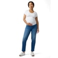 thumbnail image 6 of Ingrid & Isabel For Every Belly Women's Maternity Over The Belly Straight Denim Jean, Sizes S-XXL, 6 of 9