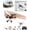 Set 3, variant on Rc Paper Airplane DIY Kit Electric Remote Control Plane with Gyro Stabilizer Dual Propellers Foldable Lightweight Glider Tool for Hobbyists and Beginner Flyers (Set 1)