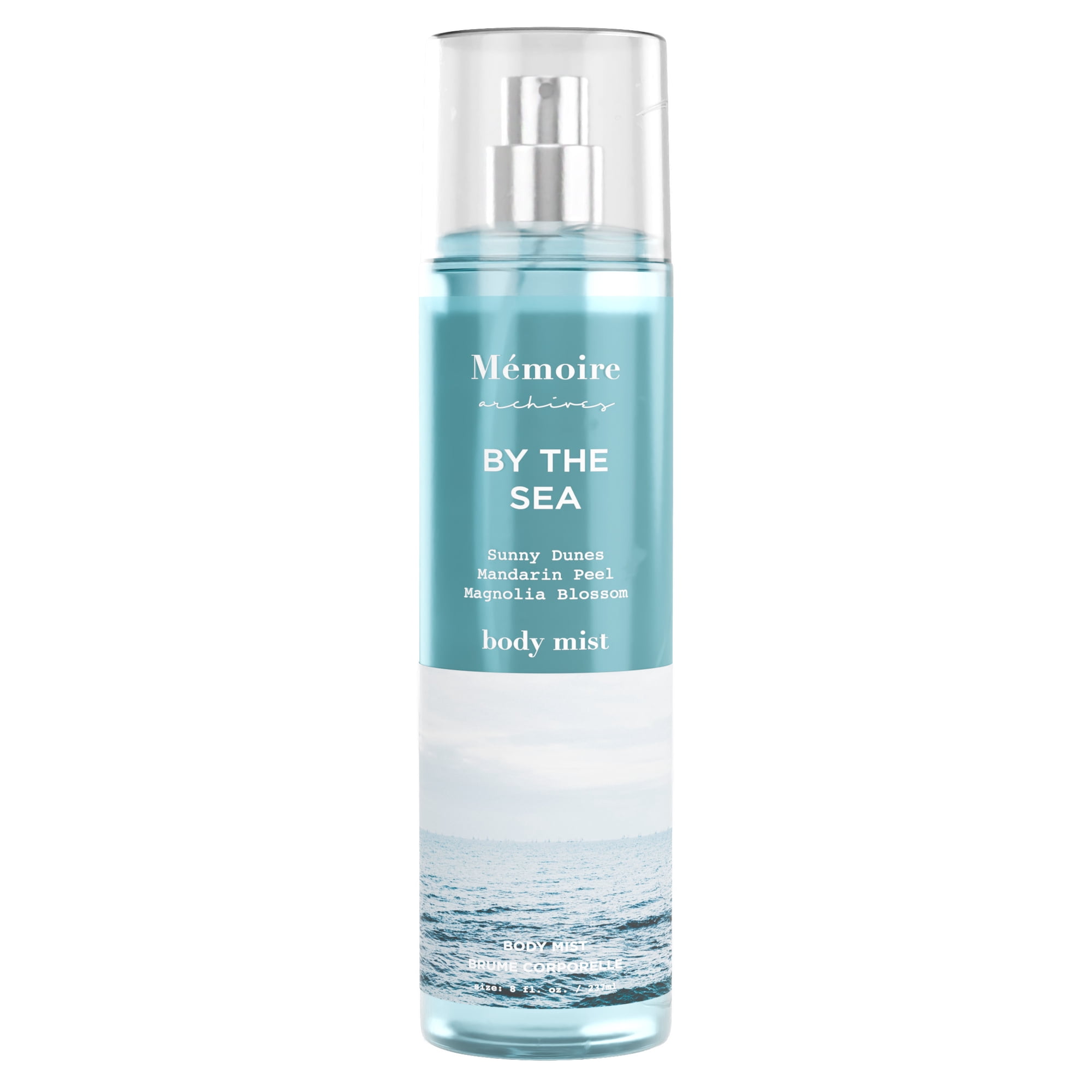 Memoire By The Sea Body Mist for Women, 8 fl oz, Fresh Floral & Citrus Fragrance with Mandarin, Magnolia & Sunny Dunes Notes