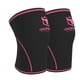 thumbnail image 1 of Rodilleras de 7 mm (1 par) - Rodilleras de alto rendimiento para levantamiento de pesas, cross training y powerlifting - Las mejores rodilleras y correas de compresión - Para hombres y mujeres (Negro/, 1 of 5