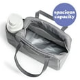 thumbnail image 6 of Fit & Fresh Laketown Lunch Bag, Large Lunch Tote, Reusable Insulated Lunch Bag for Work, Gray, 6 of 10