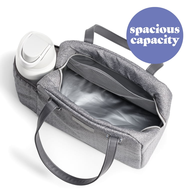 Fit & Fresh Laketown Large Insulated Lunch Tote, Gray photo 4