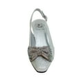 thumbnail image 6 of FLORAL Megan Women's Wide Width Dress Slingback Shoes, 6 of 11