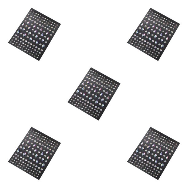 Soidarity Joyas para la cara de los ojos Pegatinas de diamantes de imitación Forma geométrica Brillo Maquillaje temporal Joyería DIY Art Costume Type2 NO2 Soidarity CBP439116