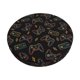 thumbnail image 1 of Disketp Colorful Game Controller Funda Redonda para Taburete, Funda de Cojín para Silla de Bar Suave y Elástica-13 inch, 1 of 7