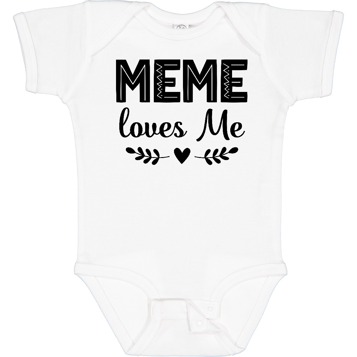 Inktastic Meme Loves Me Baby Clothes Girls Baby Bodysuit