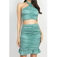thumbnail image 4 of Halter Neck Crop Top & Skirts Set, 4 of 5