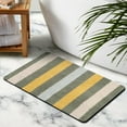 thumbnail image 2 of Luxury 20x32in Fluffy Soft Microfiber Bathroom Rugs Bath Mat - Non-Slip, Machine Washable, Quick Drying Shower Carpet Rug for Your Bathroom and Shower, 2 of 5