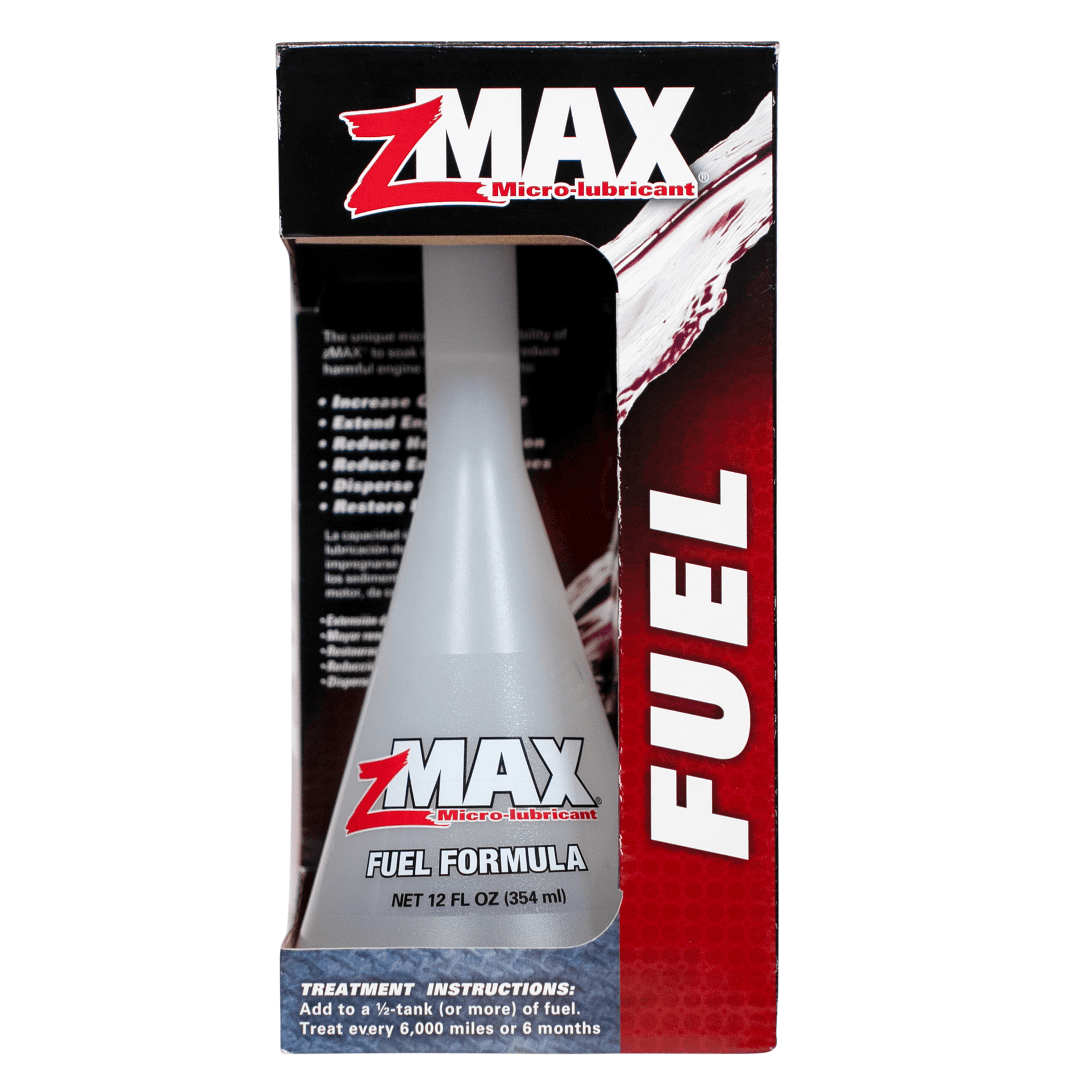 (2 pack) zMAX Fuel Additive, Fuel System Cleaner and Treatment, 12 fl oz bottle