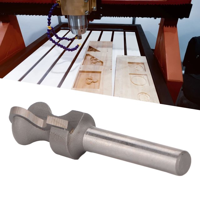 LAFGUR Drawer Pull Bit, Finger Pull Bit Grinding Technology With 1/4in Round Shank For Hardwood For Cork Wood