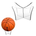 thumbnail image 4 of Soporte de exhibición de bolas Soporte de soporte de acrílico Soporte de soporte de baloncesto transparente, 4 of 7