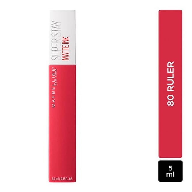 Labial líquido Maybelline Super Stay matte ink nude ruler 5 ml
