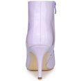 thumbnail image 3 of BLISSFUL STEP Bottines à Talon Aiguille Haut à Bout Pointu pour Femme Violet US 9.5, 3 of 6