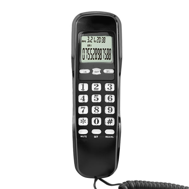 LCD Desplata Memorias Entrantes Teléfono, Teléfono, Teléfono Fijo, Teléfono de Casa, Recuerdos de Wir Controlando El Teléfono de la Casa, Para La Oficina en Casa